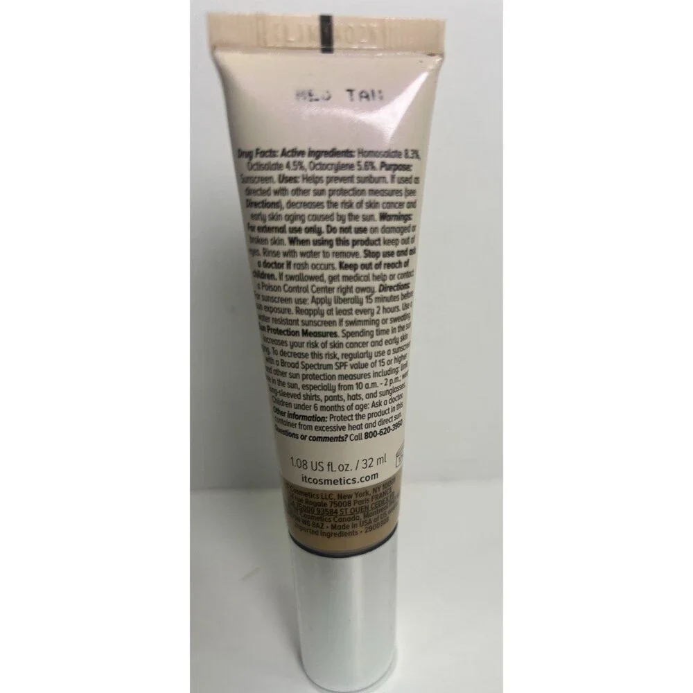It Cosmetics Your Skin but Better CC+ NUDE GLOW SPF40 MEDIUM TAN, 1.08 oz. , NNB
